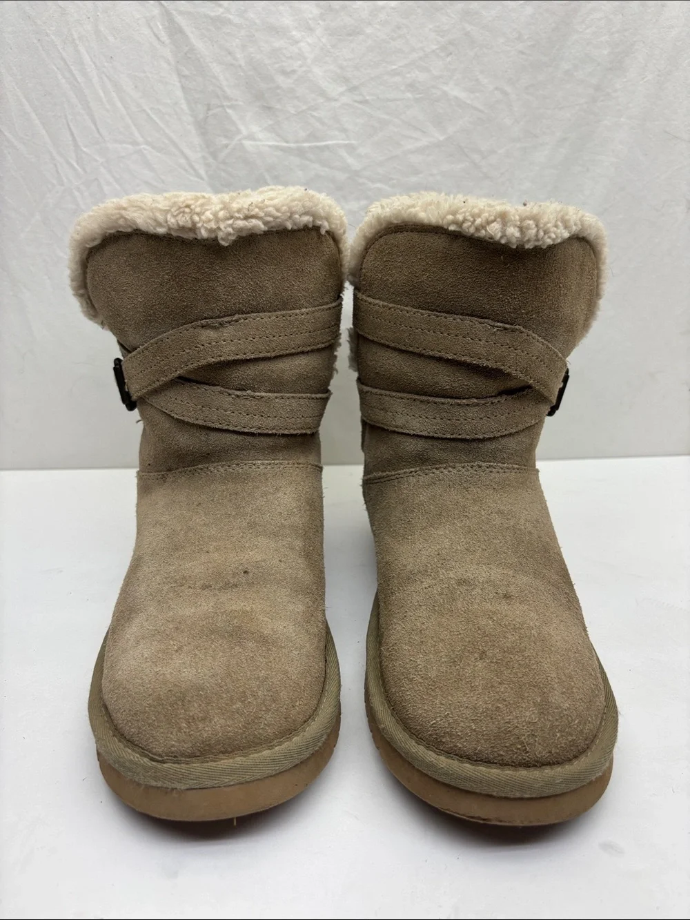 Koolaburra by Ugg Suede Shearling Winter Boots, SZ 7, box 5